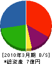 宮本商店 貸借対照表 2010年3月期