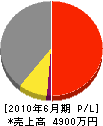 幸田電気工事 損益計算書 2010年6月期