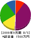 高榎組 貸借対照表 2008年9月期