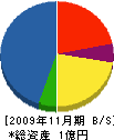 鎌倉建材 貸借対照表 2009年11月期