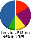 曽我鉄構建設 貸借対照表 2012年10月期