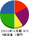 田中工業 貸借対照表 2012年12月期