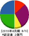 桝口工事 貸借対照表 2010年4月期