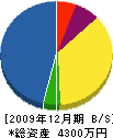 小林工務店 貸借対照表 2009年12月期
