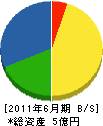 宮崎技建 貸借対照表 2011年6月期