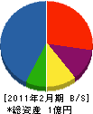 藤木商会 貸借対照表 2011年2月期