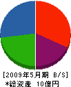 日本パイピング工業 貸借対照表 2009年5月期