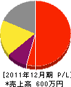 武井塗装店 損益計算書 2011年12月期
