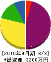 依田電機 貸借対照表 2010年9月期