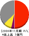近畿鉄筋コンクリート 損益計算書 2008年11月期