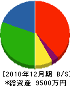 小松塗装工業 貸借対照表 2010年12月期