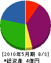 日本防火産業 貸借対照表 2010年5月期