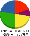 平岡工業 貸借対照表 2012年3月期