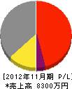 籔田組 損益計算書 2012年11月期
