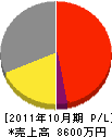 倉元電機商会 損益計算書 2011年10月期