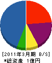 清光産業 貸借対照表 2011年3月期