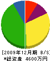 進藤電業 貸借対照表 2009年12月期