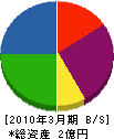 島田 貸借対照表 2010年3月期