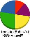 田村産業 貸借対照表 2012年3月期