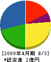 ジャパン・サービス・エージェンシー 貸借対照表 2009年4月期