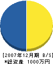 豊川興業 貸借対照表 2007年12月期