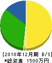 池田組 貸借対照表 2010年12月期