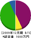 濱辰建設 貸借対照表 2009年12月期