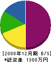 石井電気 貸借対照表 2008年12月期