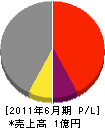 日本海電機 損益計算書 2011年6月期