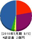 日土工業 貸借対照表 2010年5月期