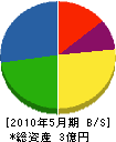 安田工業 貸借対照表 2010年5月期
