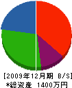 瀬戸電気商会 貸借対照表 2009年12月期