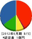 野田製材所 貸借対照表 2012年6月期