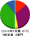 山善 貸借対照表 2010年5月期