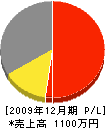 上田工務店 損益計算書 2009年12月期