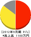 新日本管検工業 損益計算書 2012年9月期