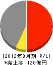 日本ピーエス 損益計算書 2012年3月期