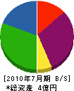光南溶工 貸借対照表 2010年7月期