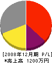佐藤工務店 損益計算書 2008年12月期