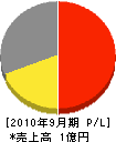 日本レイダン 損益計算書 2010年9月期