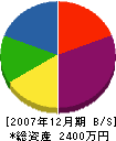 ヤマモト設備 貸借対照表 2007年12月期