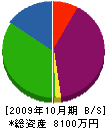 タムラクレーン 貸借対照表 2009年10月期