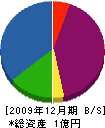 三浦電設 貸借対照表 2009年12月期