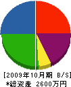 伸英エンジニヤリング 貸借対照表 2009年10月期