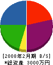 渡辺土木 貸借対照表 2008年2月期