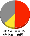 増田電気 損益計算書 2011年6月期