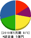 吉井建設 貸借対照表 2010年5月期