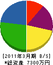 エスケイ電気 貸借対照表 2011年3月期