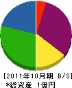 カワイ工業 貸借対照表 2011年10月期