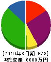 カネコ小松鋼業 貸借対照表 2010年3月期